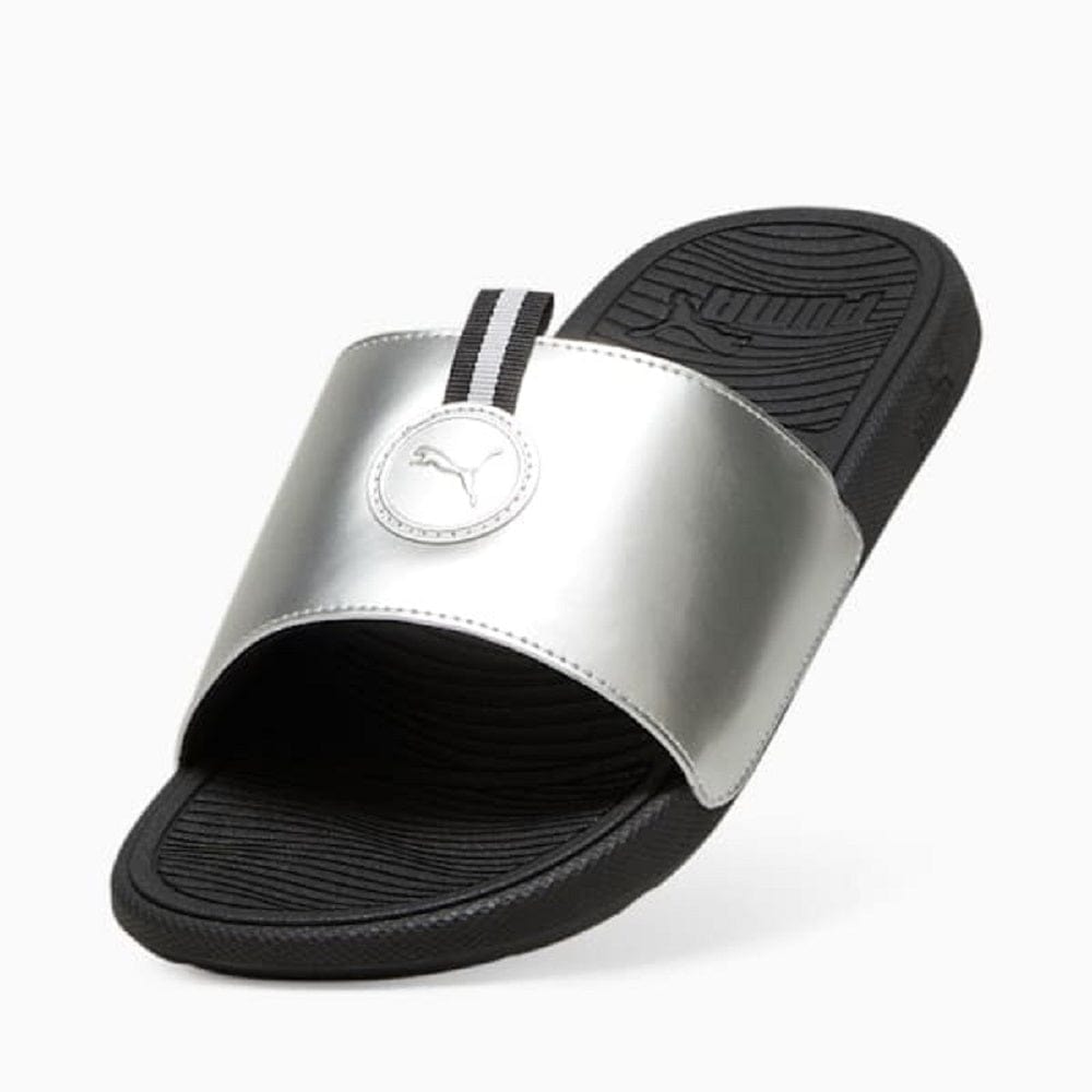 PUMA Cool Cat 2.0 Metallic Slide - Black / Silver