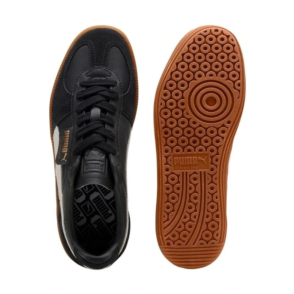 PUMA Palermo Sneakers - Black / Feather Gray / Gum