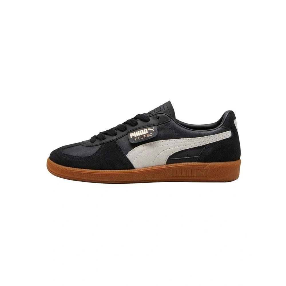 PUMA Palermo Sneakers - Black / Feather Gray / Gum