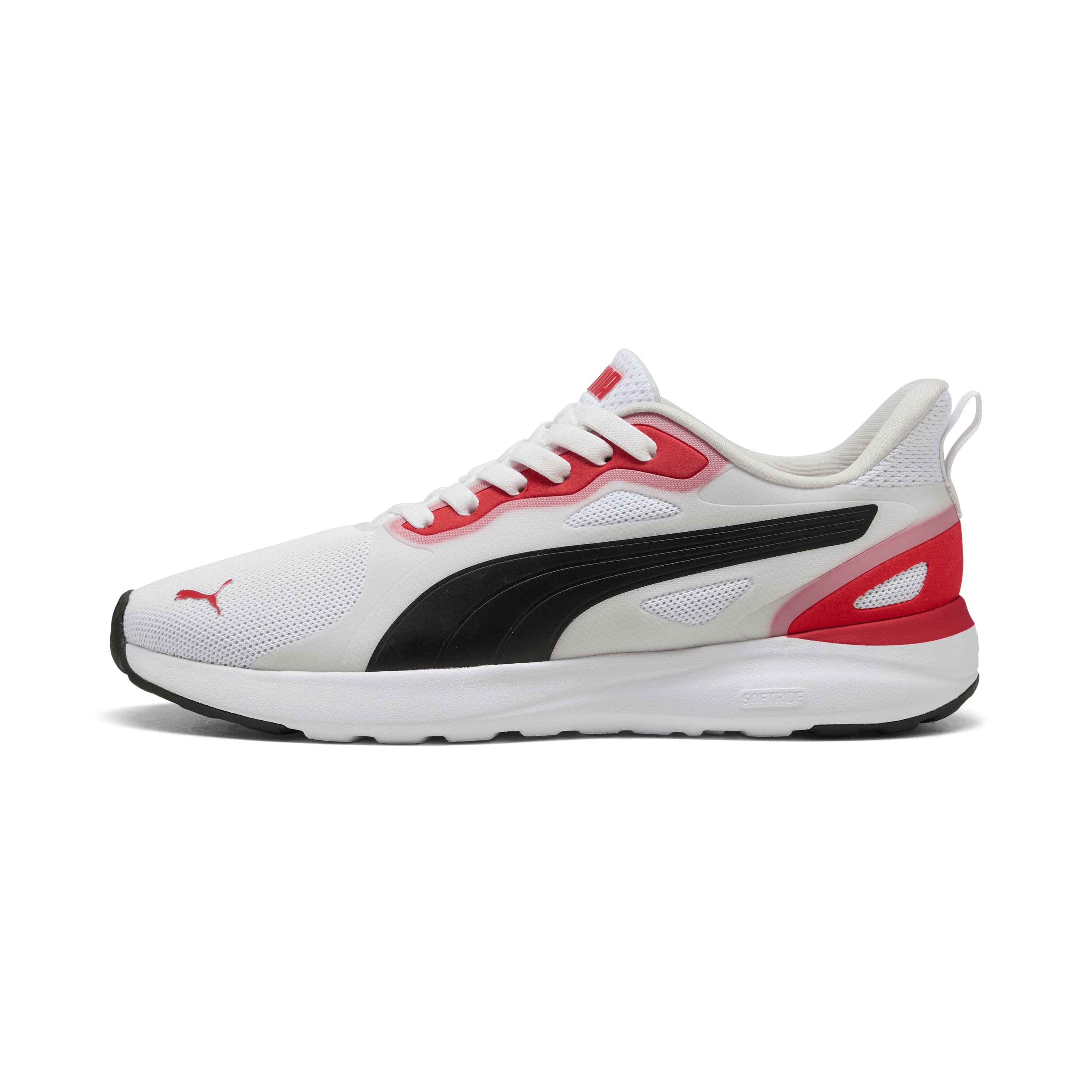 PUMA Softride Cosmic Street Sliptech - White / Black / All Time Red