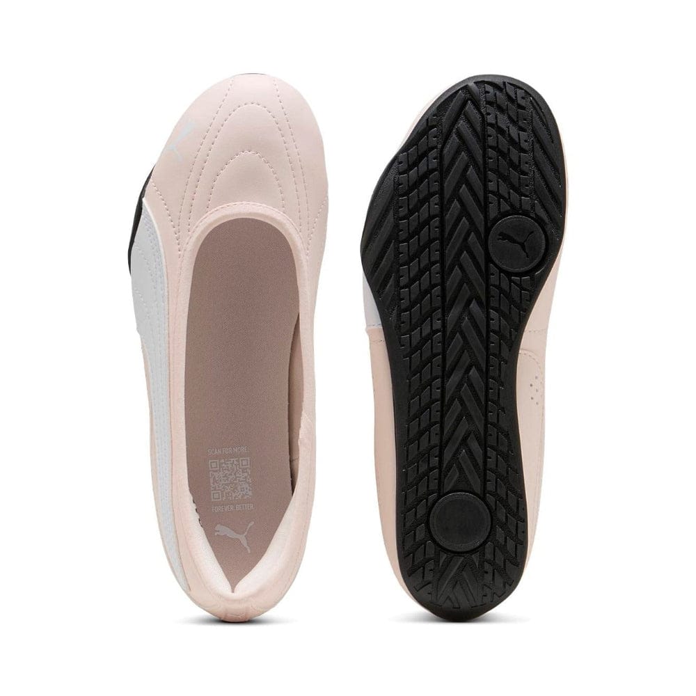 PUMA Women's Catch Soleil Ballerina - Jasmine / White