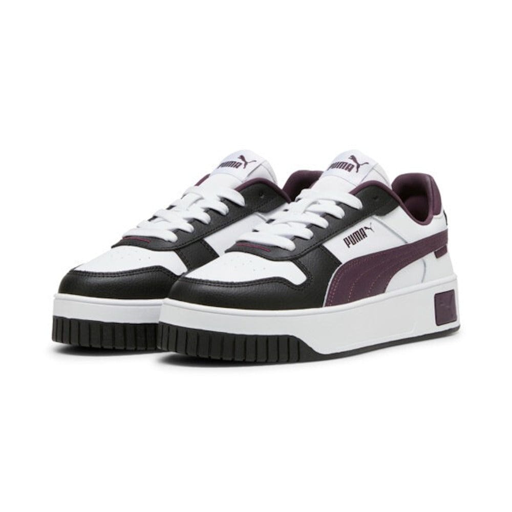 PUMA Womens Carina Street - White / Plum / Black