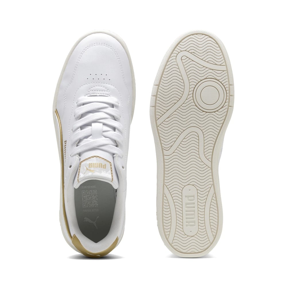 PUMA Womens DayINight Court Lally - White / White / Gold