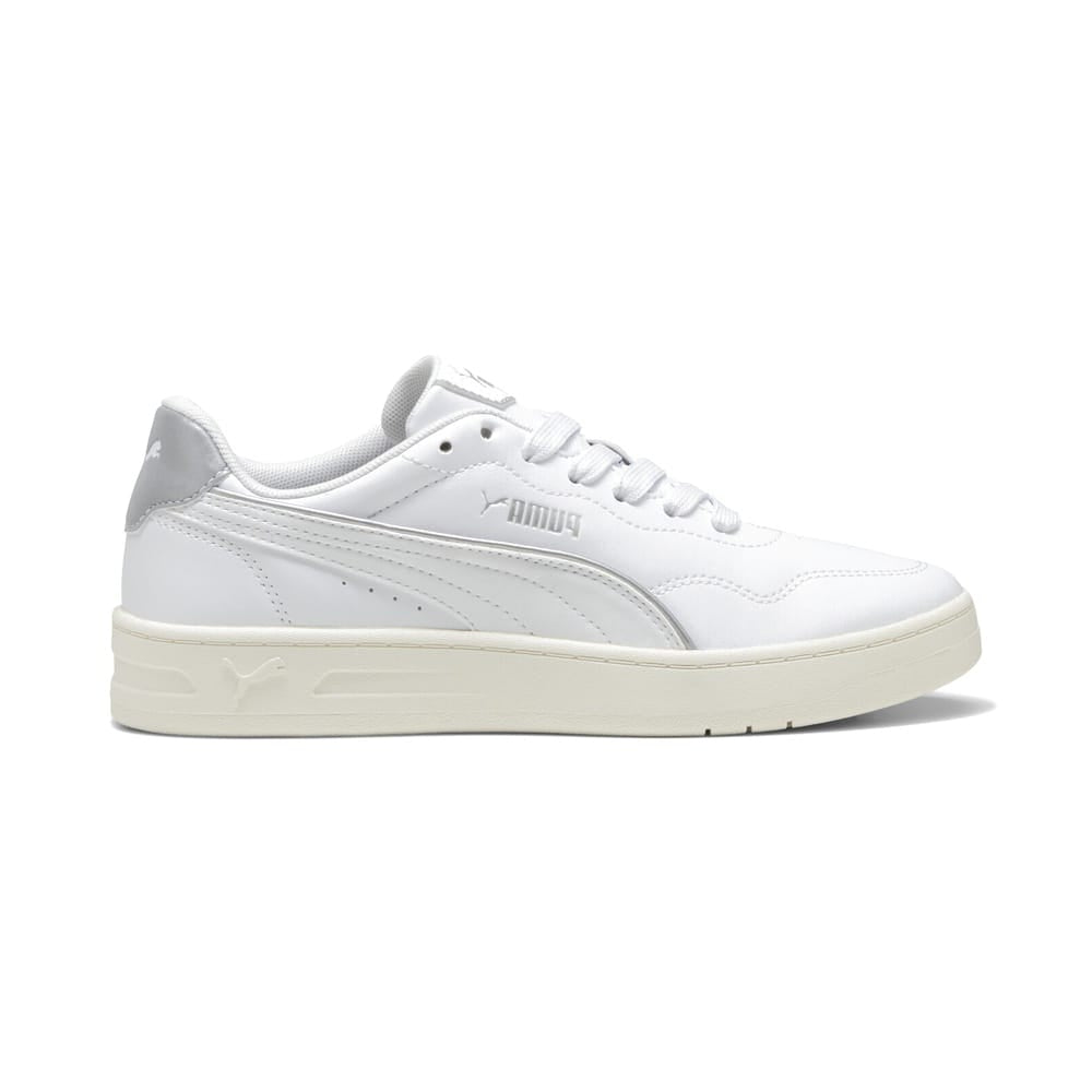 PUMA Womens DayINight Court Lally - White / White / Silver