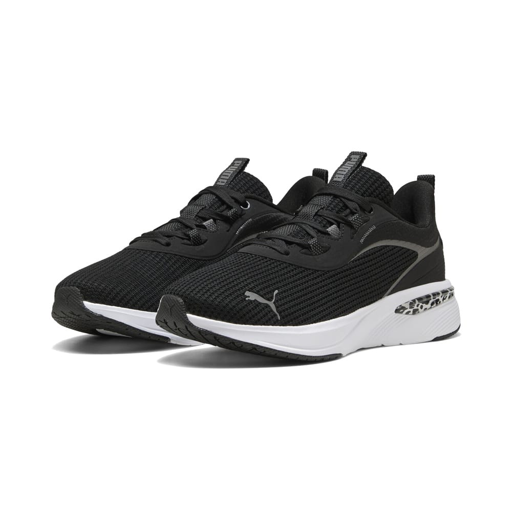 PUMA Womens Softride Charm Animal - Black / White