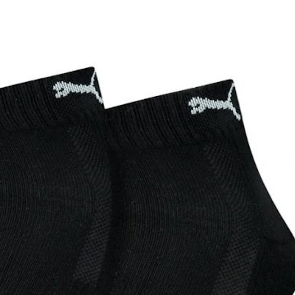 PUMA Cushioned Quarter Socks 3 Pack - Black