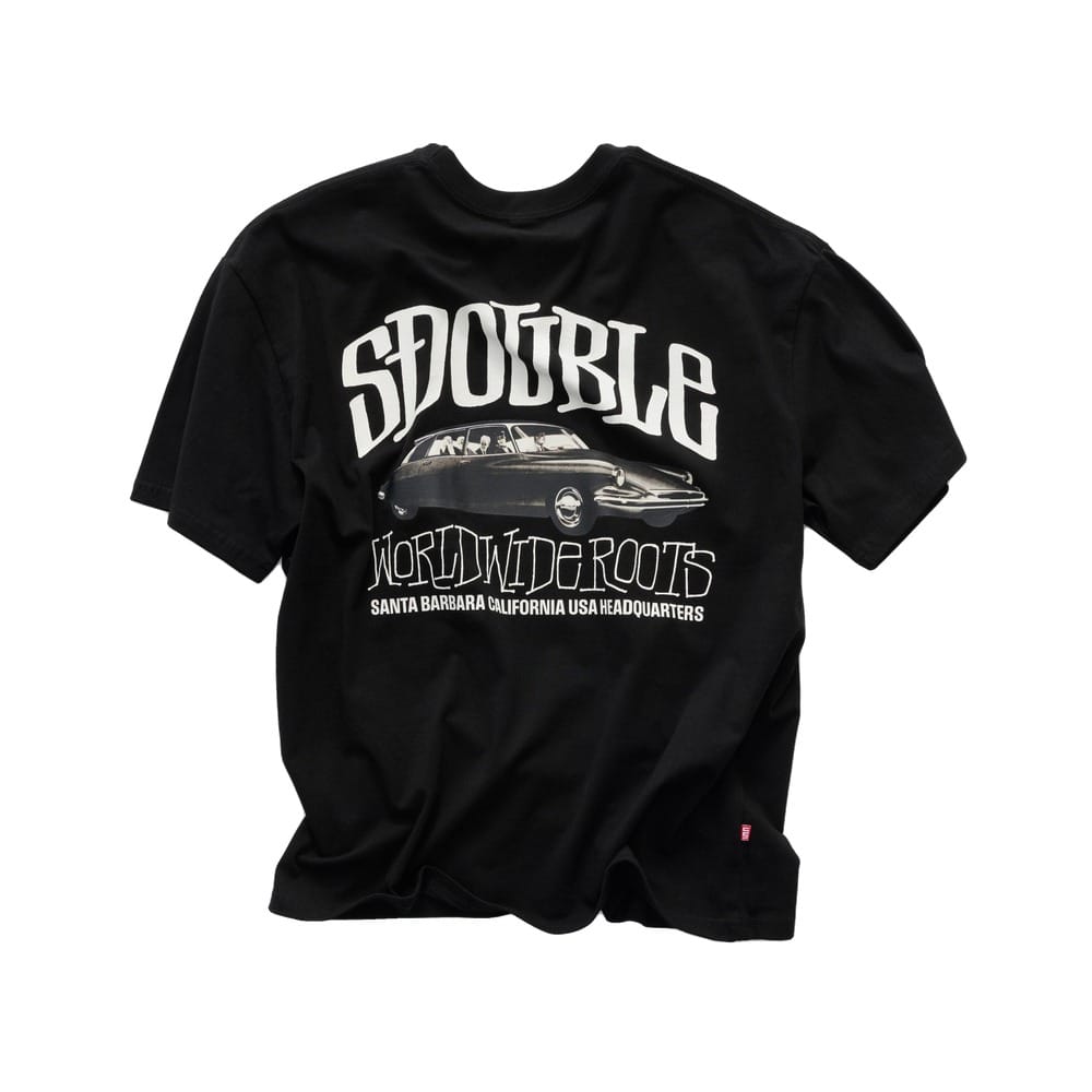 S / DOUBLE Citreon Tee - Pigment Black