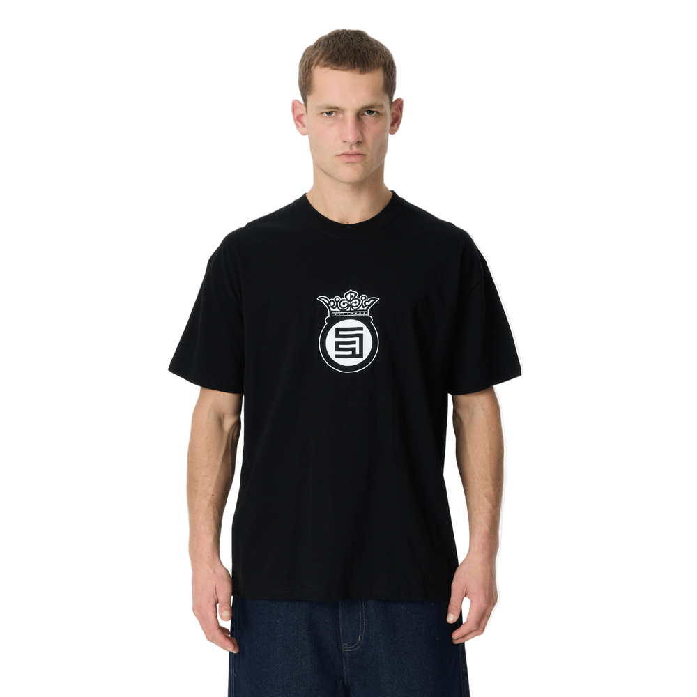 S / DOUBLE Crown Dot SS Tee - Black