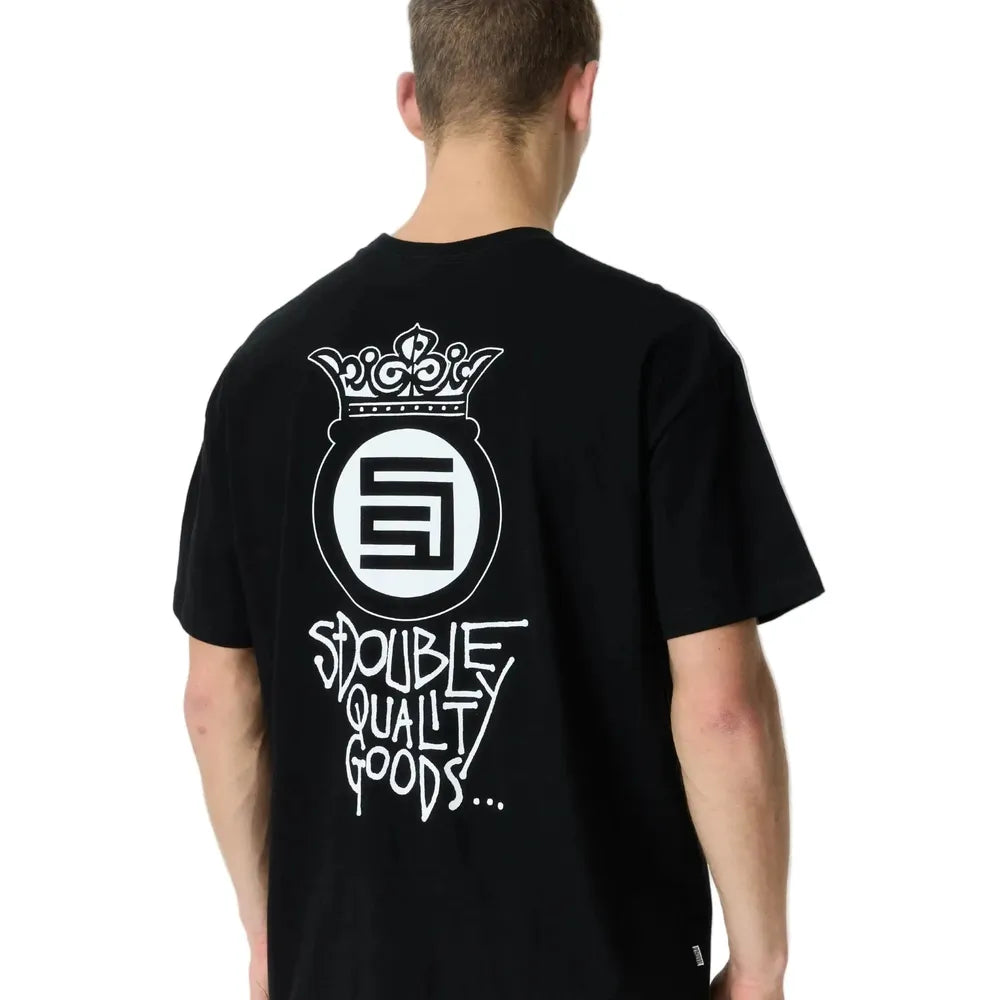 S / DOUBLE Crown Dot SS Tee - Black