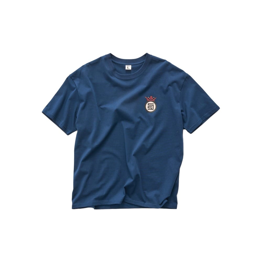 S / DOUBLE Funky Design Shop SS Tee - Navy