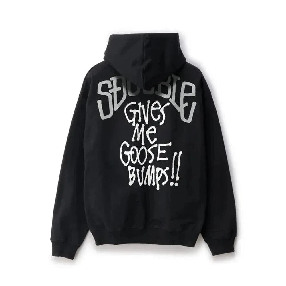 S / DOUBLE Goosebumps Hood - Black