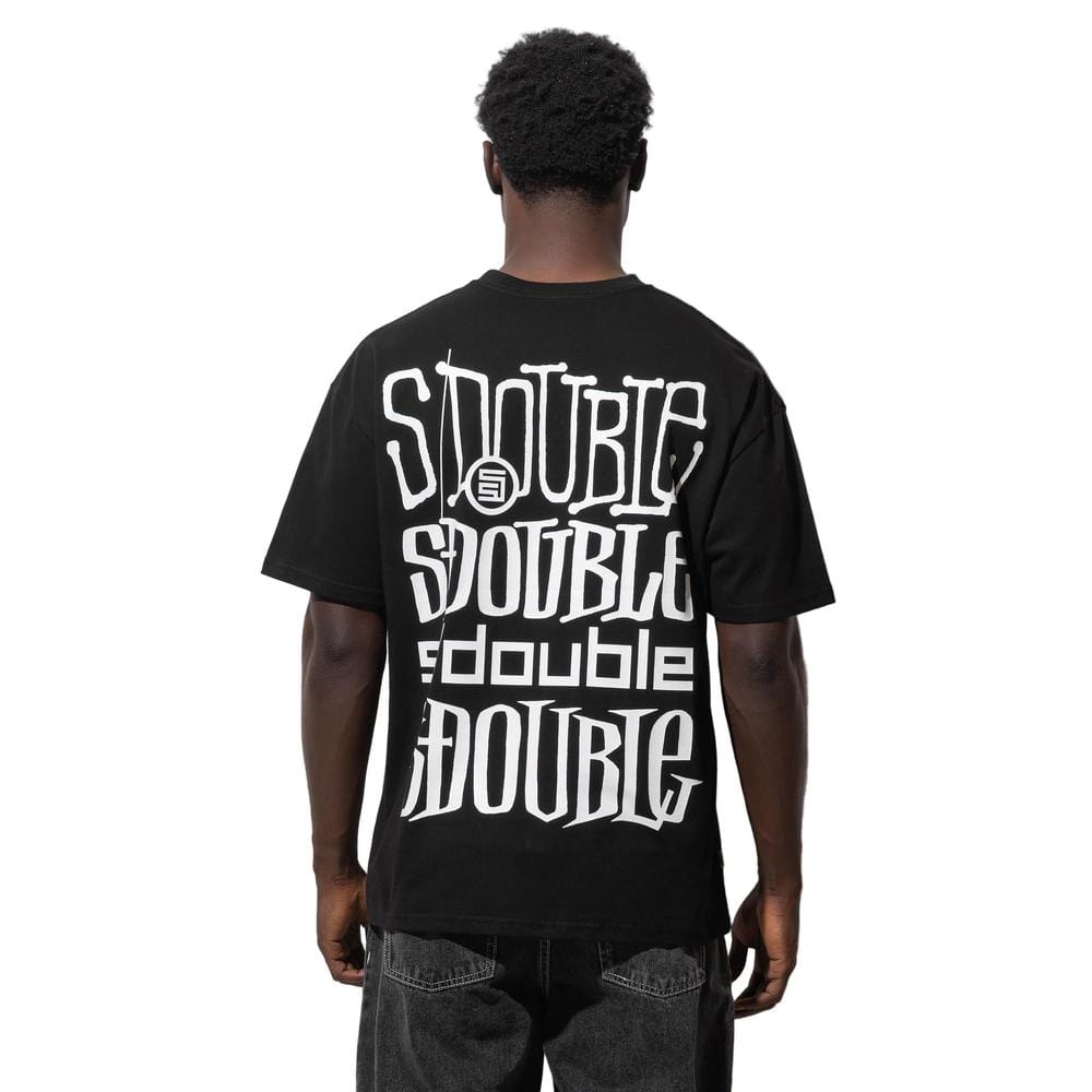 S / DOUBLE Logofest SS Tee - Black