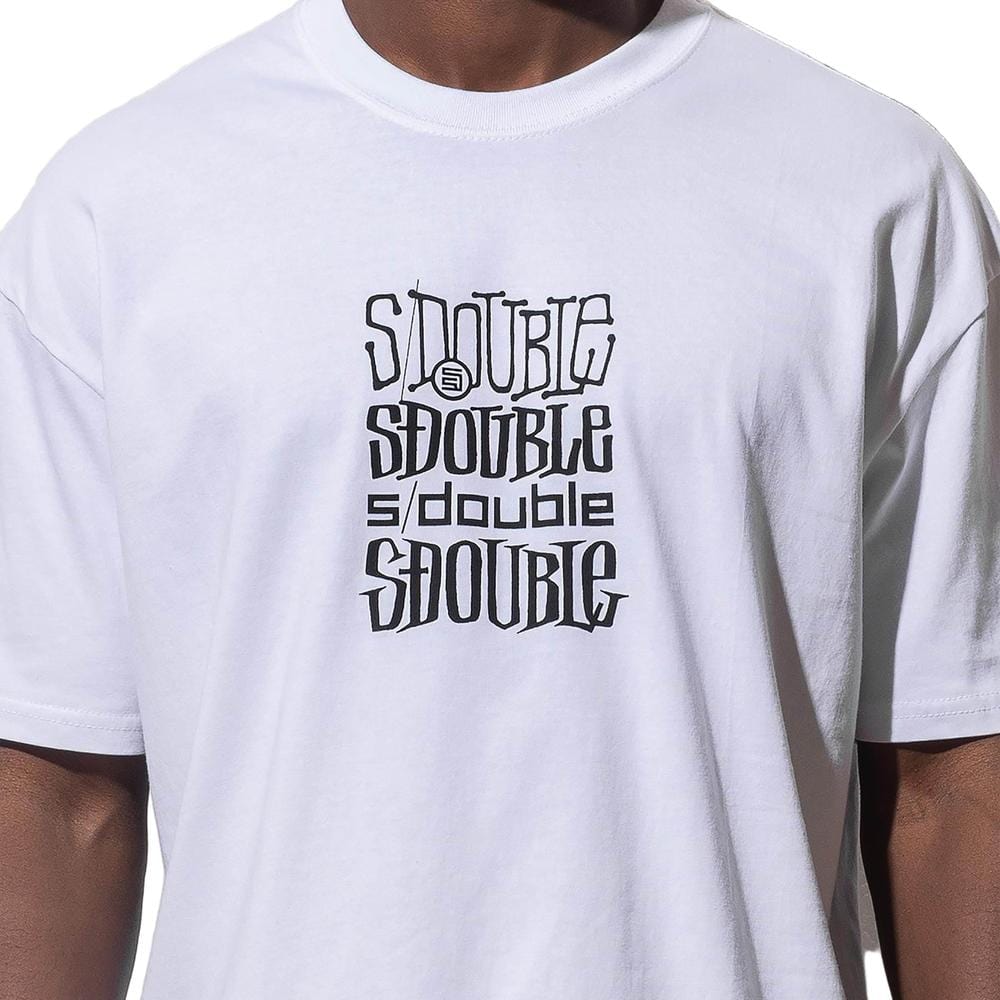 S / DOUBLE Logofest SS Tee - White