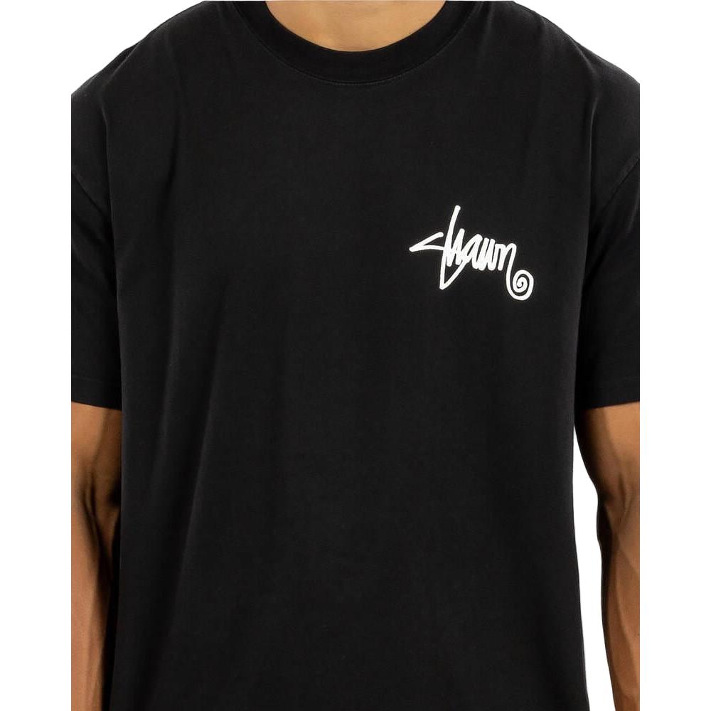 S / DOUBLE This Thing Dot Tee - Washed Black
