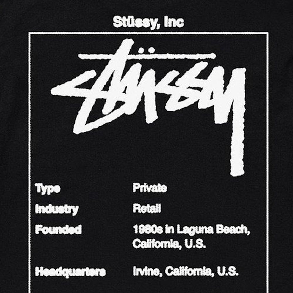 Stussy Wiki Tee - Pigment Black