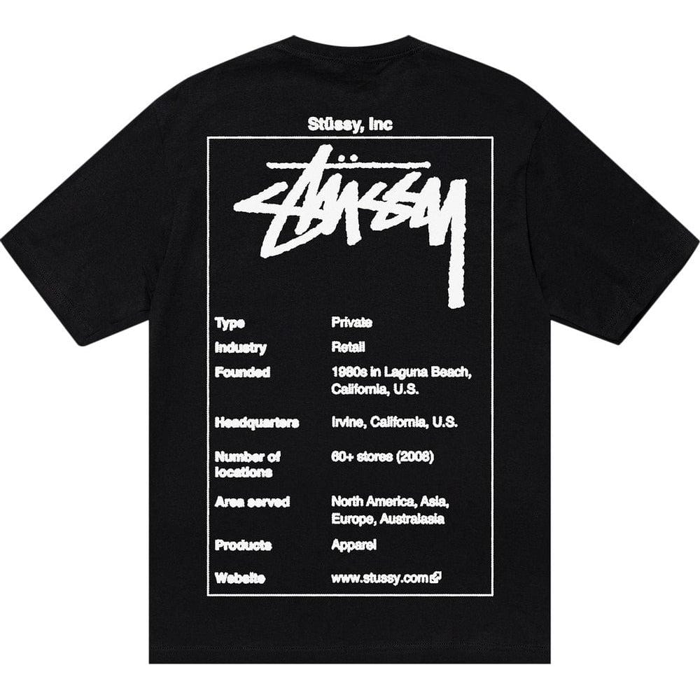 Stussy Wiki Tee - Pigment Black