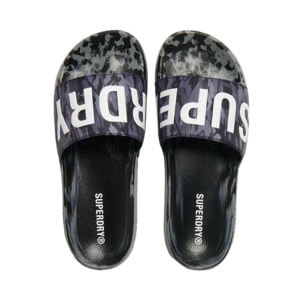 Superdry Core Camo Slide - Dark Grey Tiger Camo