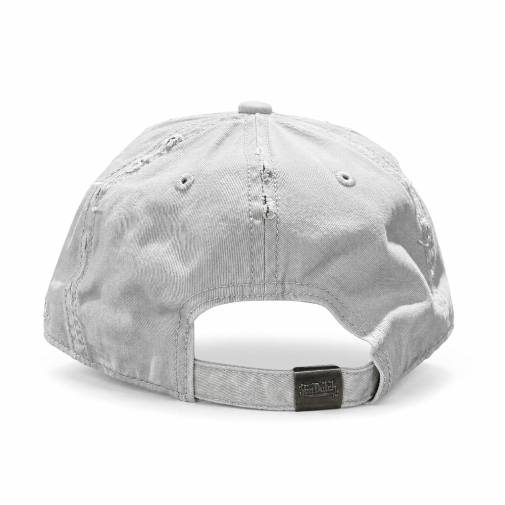 Von Dutch Flames Dad Cap - Light Grey