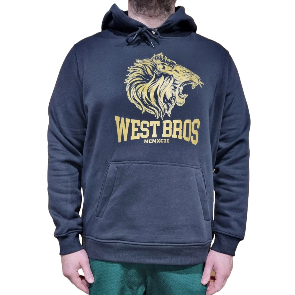 West Brothers Roar Hoodie - Black / Gold