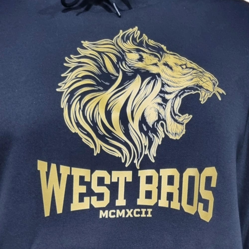 West Brothers Roar Hoodie - Black / Gold