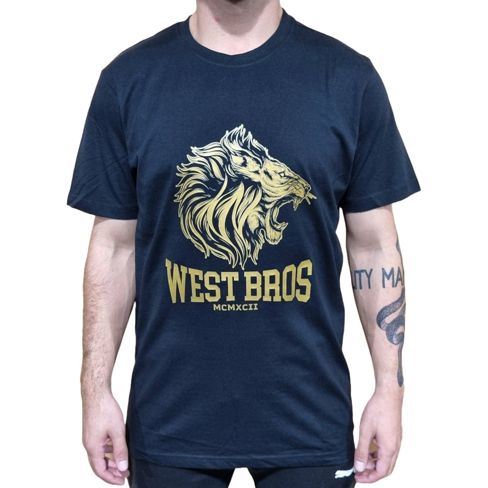 West Brothers Roar Tee - Black / Gold