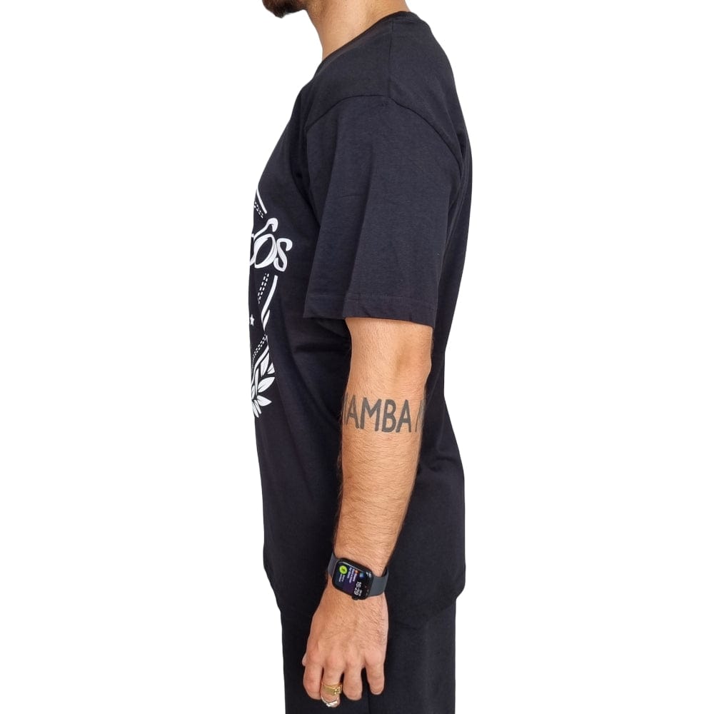 West Brothers Shield Tall Tee - Black / White