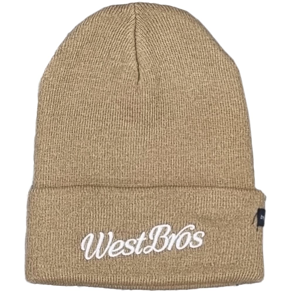 West Brothers Script Beanie - Caramel