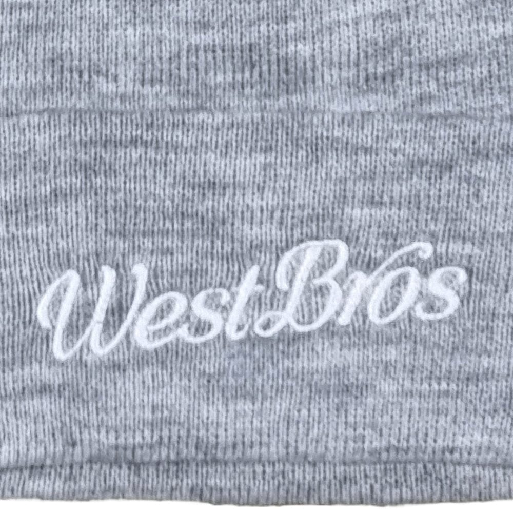 West Brothers Script Beanie - Heather Grey