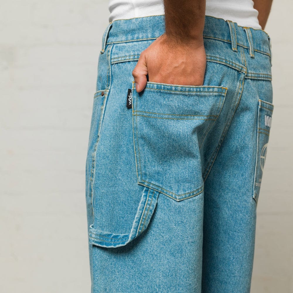 WNDRR Booster Denim Short - Washed Blue