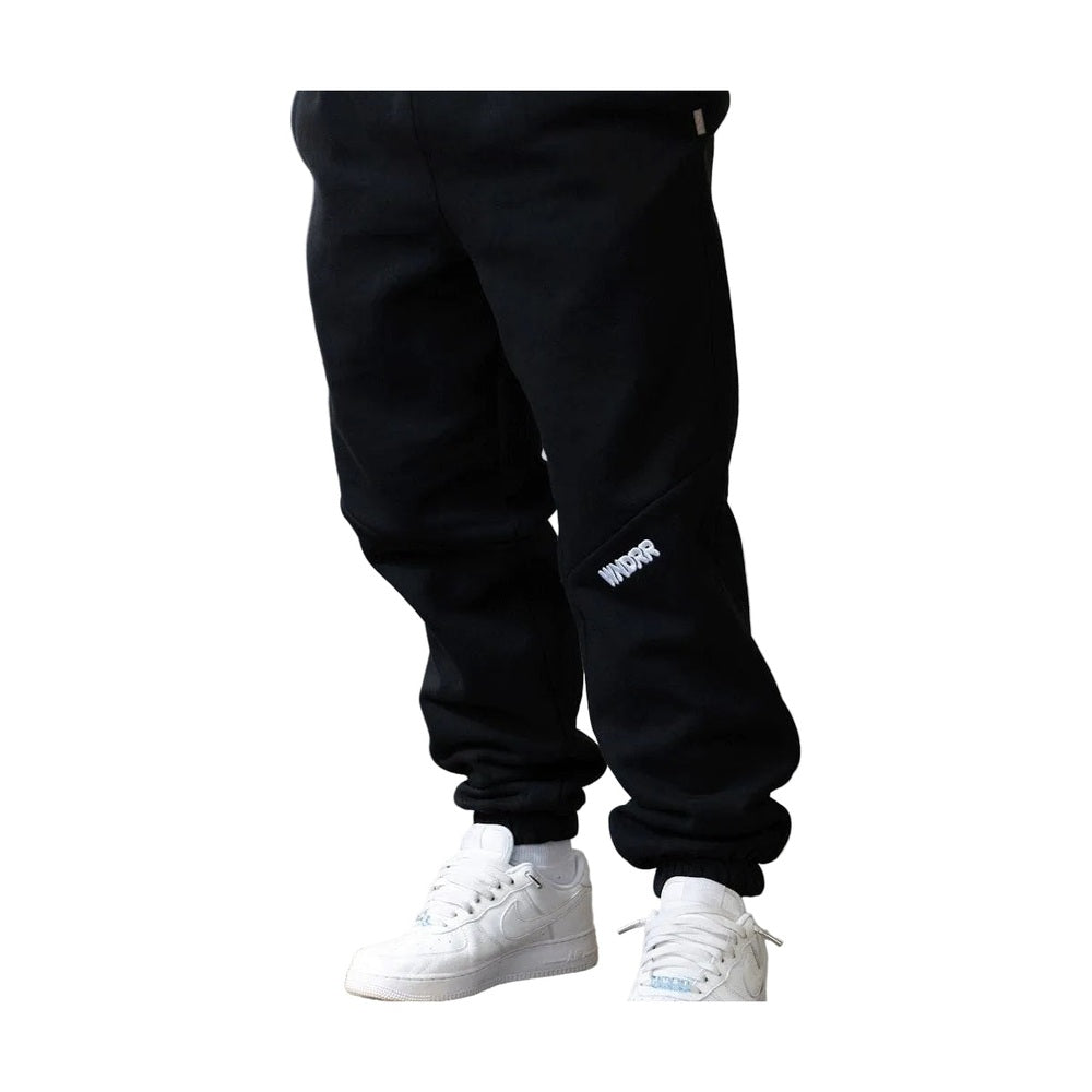WNDRR Halo Baggy Trackpant - Black