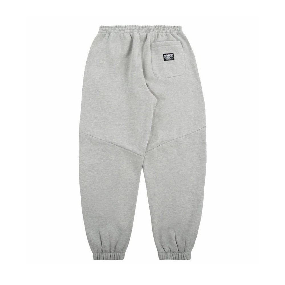 WNDRR Halo Baggy Trackpant - Grey Marle