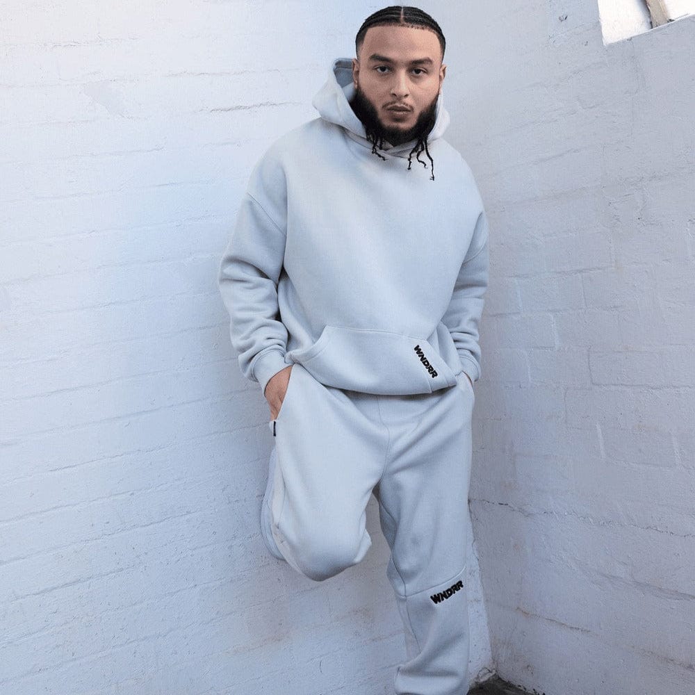 WNDRR Halo Baggy Trackpant - Oyster