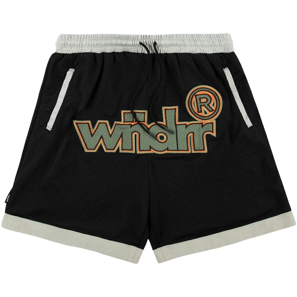 WNDRR Offcut Court Short - Black / Green