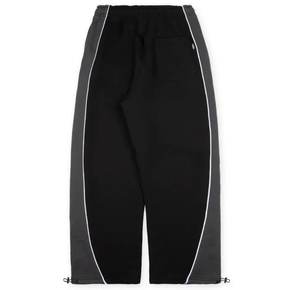 WNDRR Panel Lounge Trackpant - Black / Grey