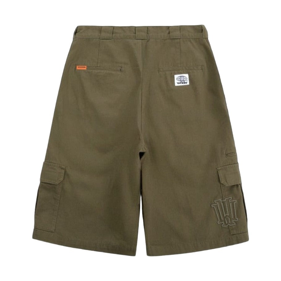 WNDRR Revoked Cargo Short - Moss Green