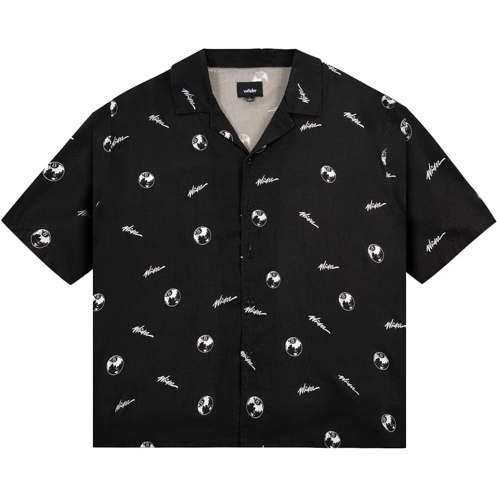 WNDRR 8 Ball Short Sleeve Shirt - Black