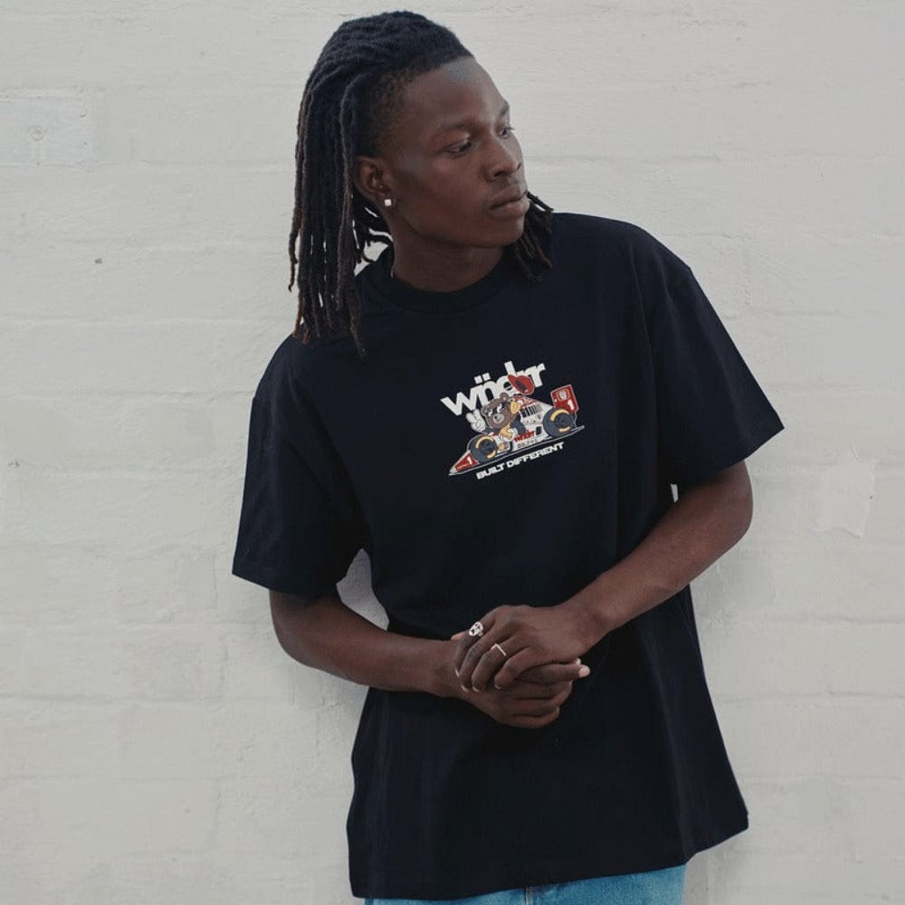 WNDRR Albert Box Fit Tee - Black