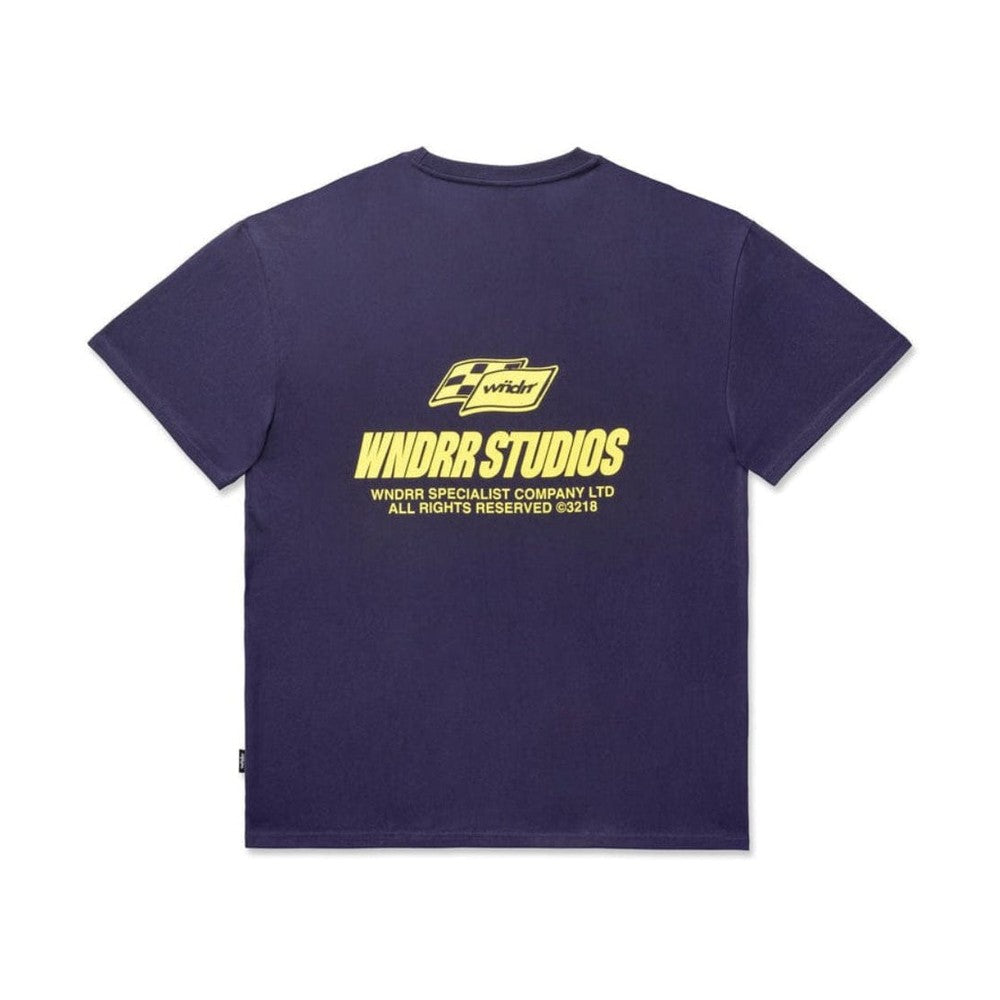 WNDRR Apex Box Fit Tee - Navy