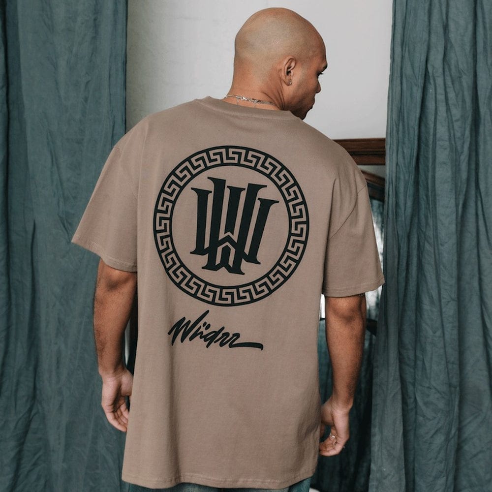 WNDRR Apollo Box Fit Tee - Taupe