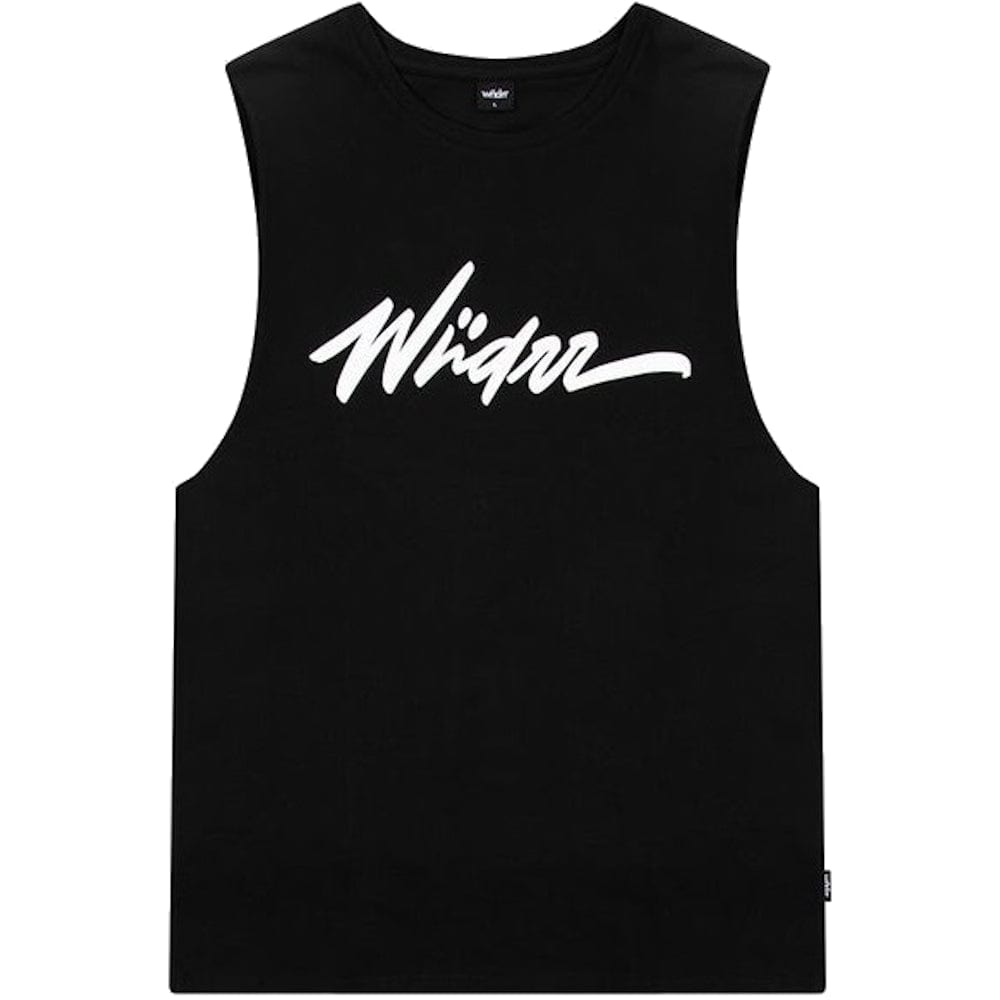 WNDRR Apollo Muscle Top - Black
