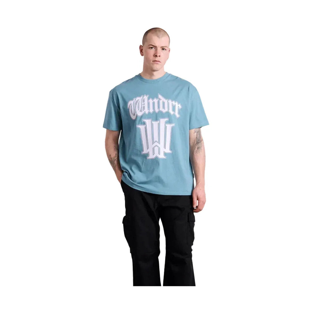 WNDRR Archetype Box Fit Tee - Dusk Blue