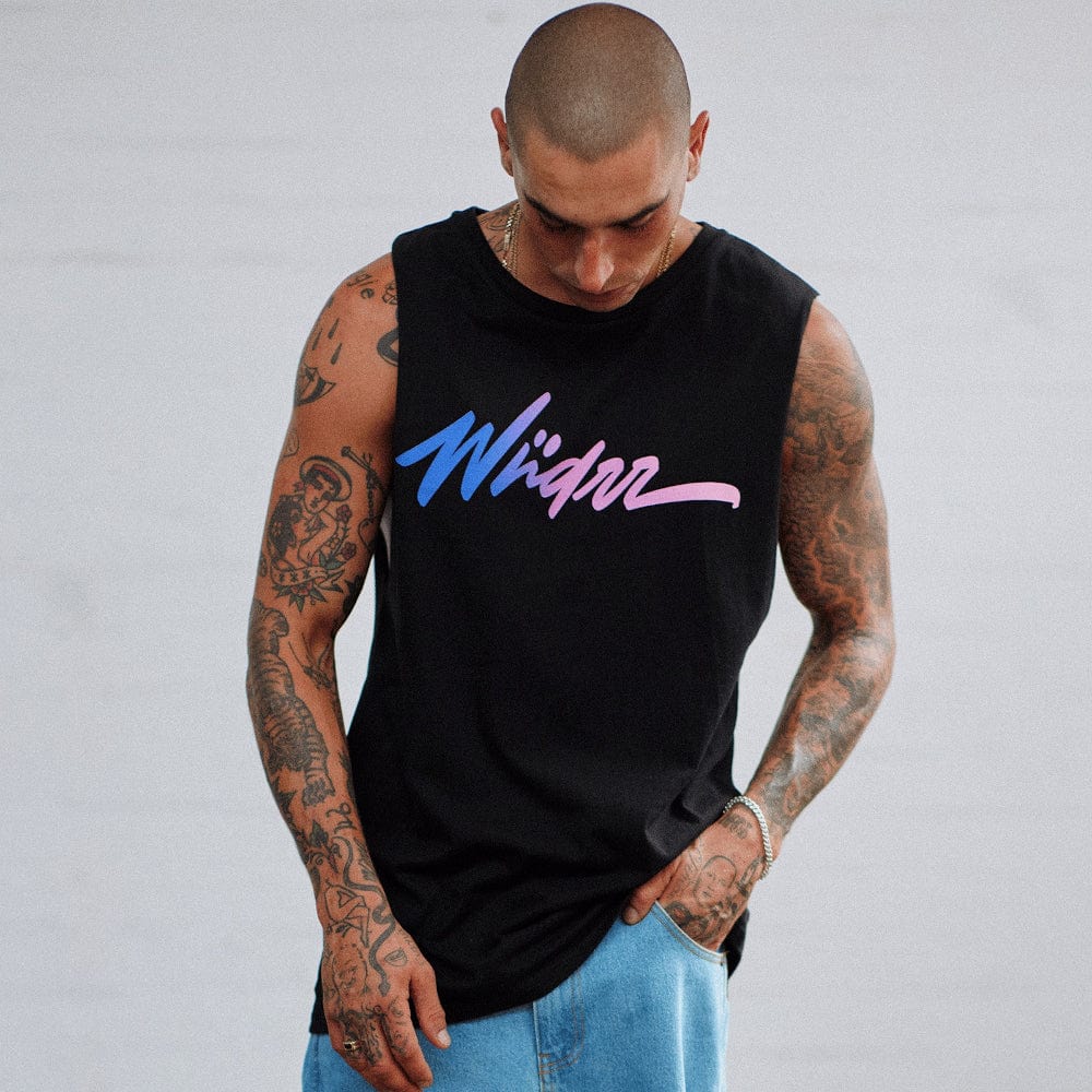 WNDRR Artemis Muscle Top - Black