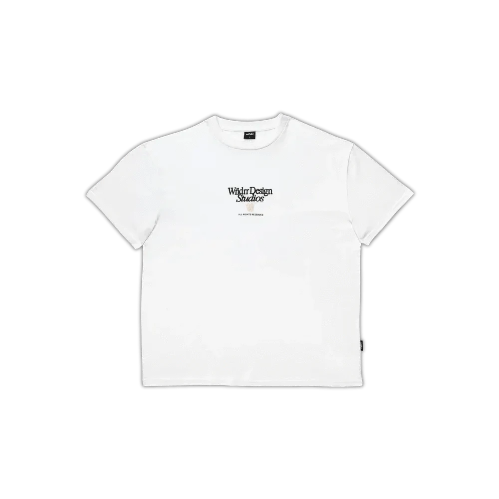 WNDRR Atelier Box Fit Tee - White