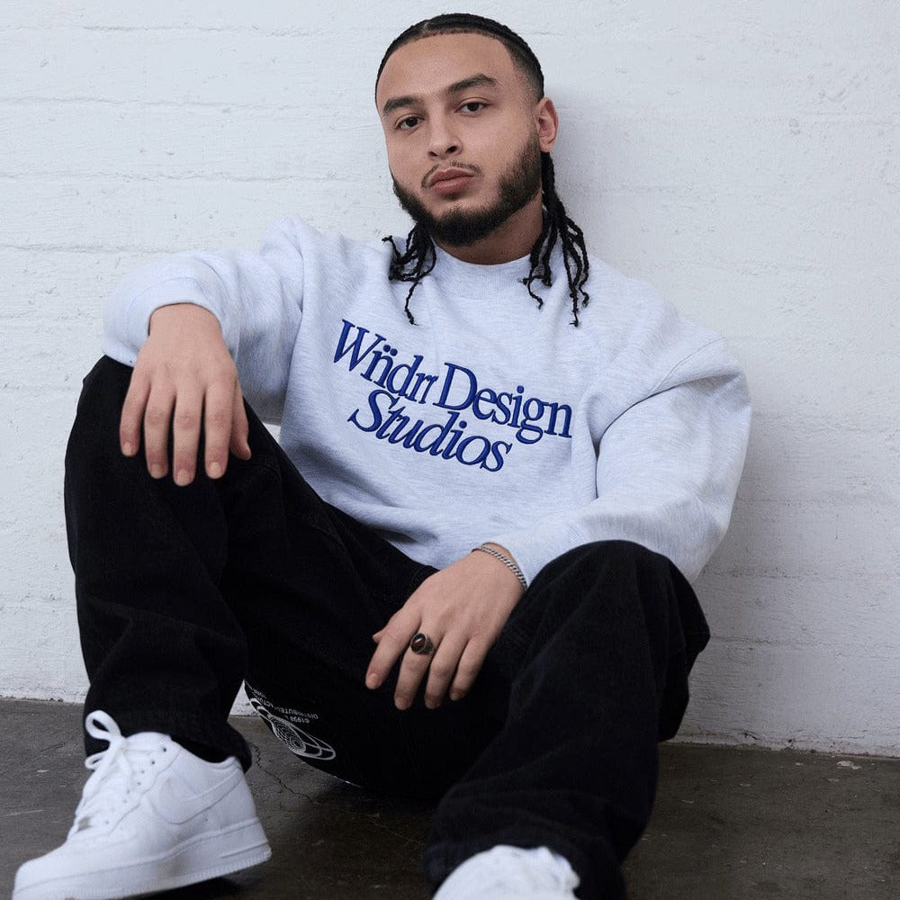 WNDRR Atelier Crew Sweat - White Marle