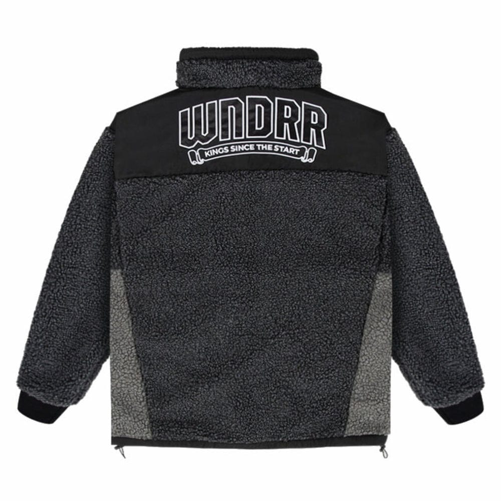 WNDRR Banner Sherpa Jacket - Black