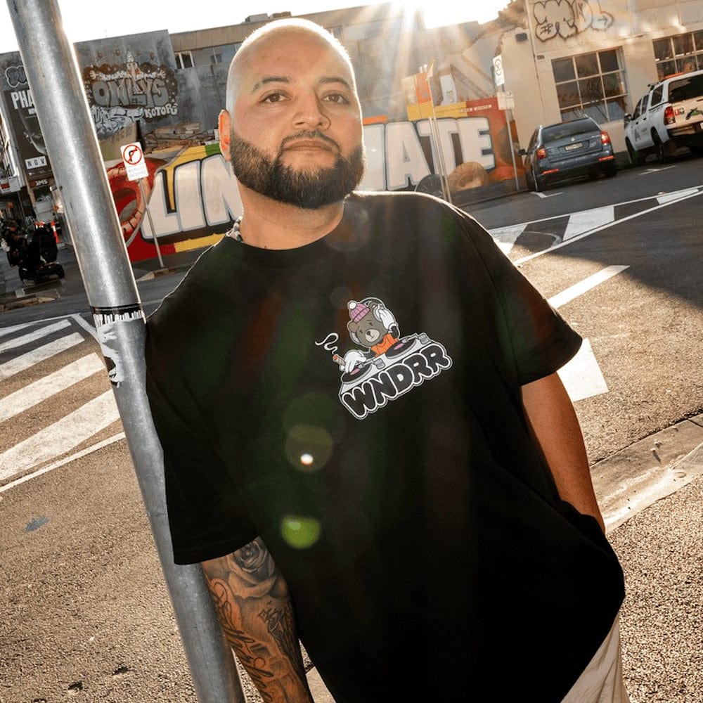 WNDRR Beats Box Fit Tee - Black