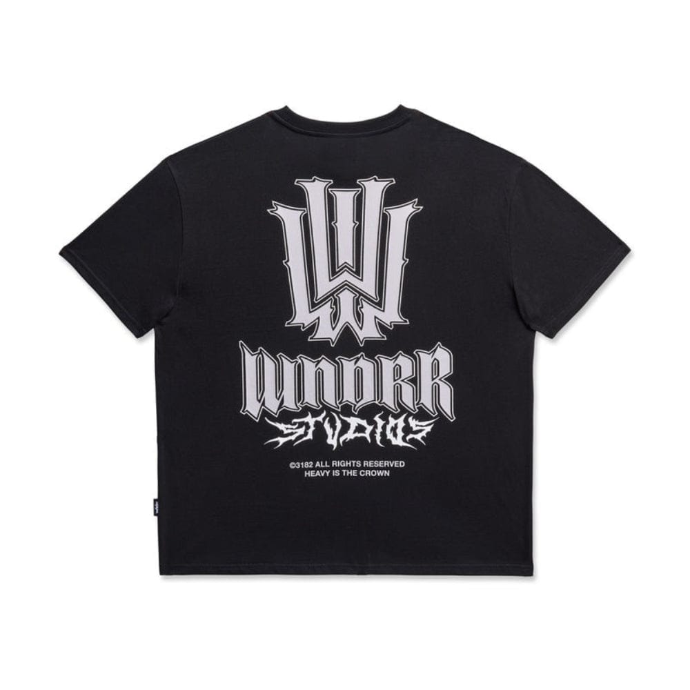 WNDRR Bleach Box Fit Tee - Black