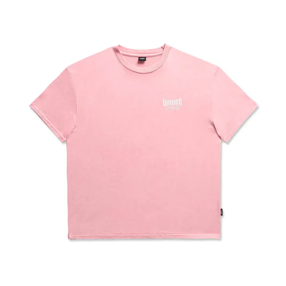 WNDRR Bleach Box Fit Tee - Washed Pink
