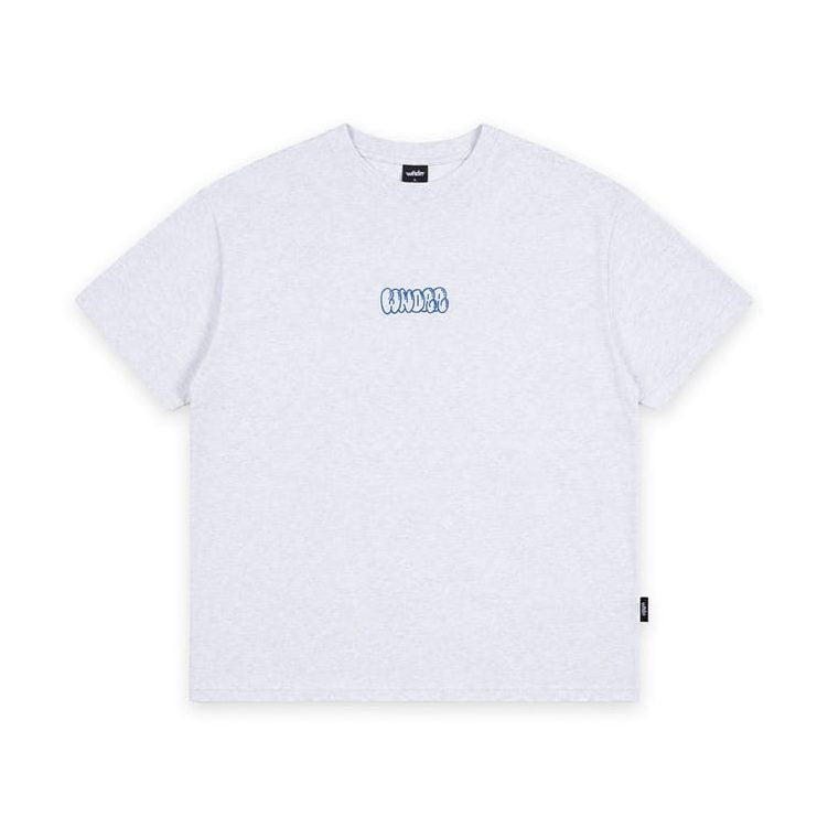 WNDRR Blissed Out Box Fit Tee - White Marle