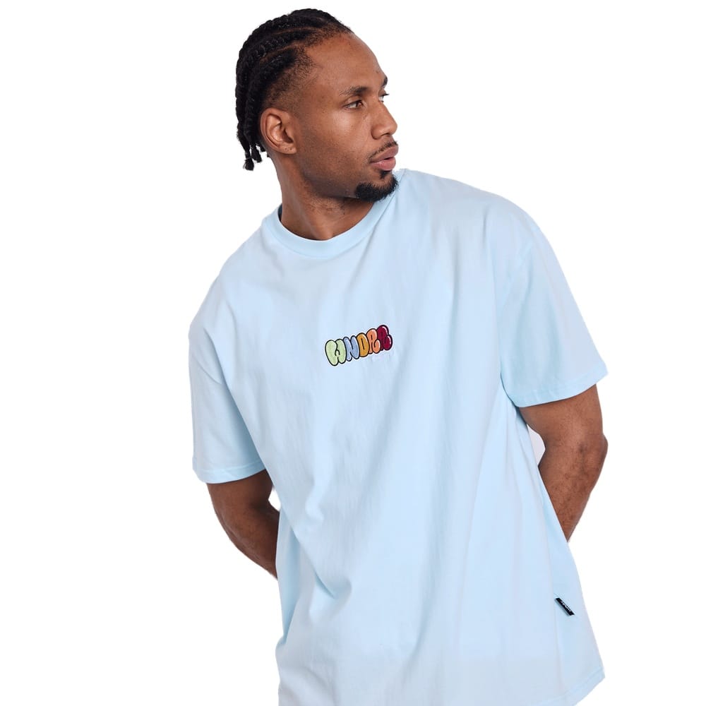 WNDRR Blissful Box Fit Tee - Baby Blue
